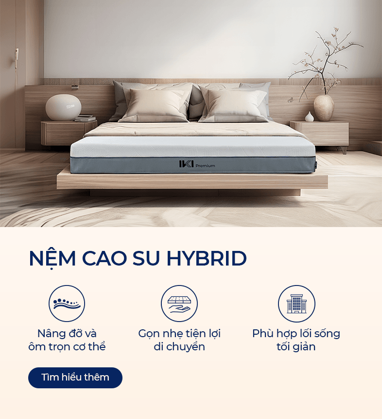 Nệm cao su hybrid