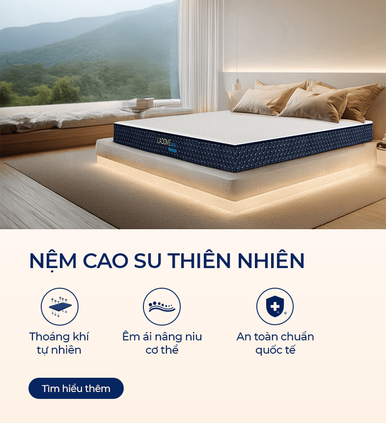 Nệm cao su thiên nhiên