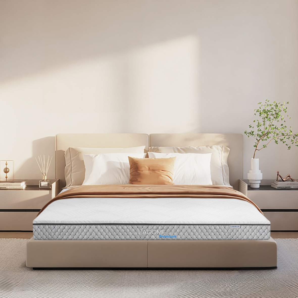 NỆM CAO SU L'ADOME GREY PREMIUM