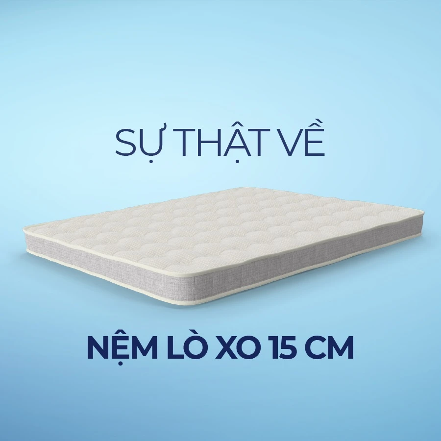 [Cập nhật 2025] Nệm lò xo 15cm giá bao nhiêu?