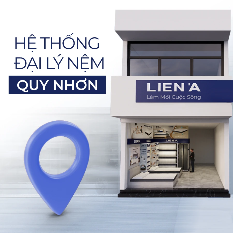 Hệ thống cửa hàng đại lý bán nệm Liên Á ở Quy Nhơn Hệ thống cửa hàng đại lý bán nệm Liên Á ở Quy Nhơn