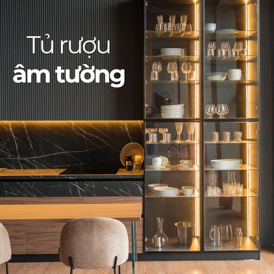 Tủ rượu âm tường là gì? Ưu nhược điểm của tủ rượu âm tường Tủ rượu âm tường là gì? Ưu nhược điểm của tủ rượu âm tường