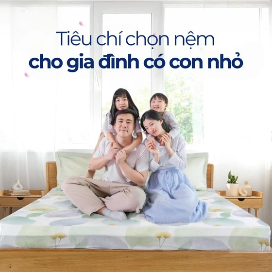 Người ngủ chung với trẻ nhỏ nên chọn nệm gì? Người ngủ chung với trẻ nhỏ nên chọn nệm gì?