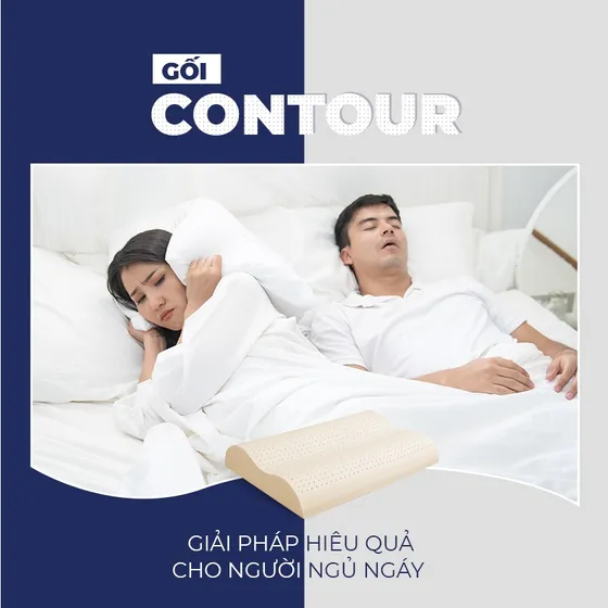 GỐI CONTOUR - GỐI CHÔNG NGỦ NGÁY TỐT