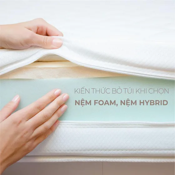 Bật Mí Về Nệm Cao Su Hybrid - Sự Kết Hợp Hoàn Hảo Của Cao Su Và Foam