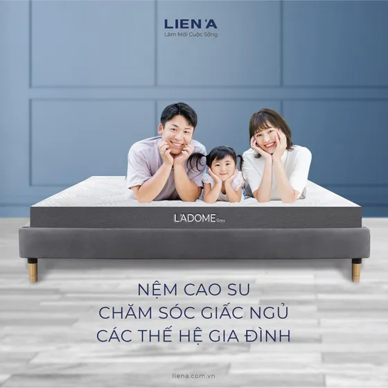 NỆM CAO SU CHĂM SÓC GIẤC NGỦ CÁC THẾ HỆ GIA ĐÌNH