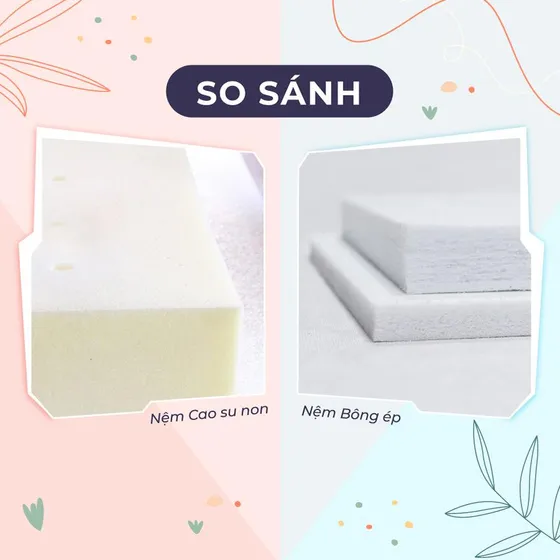 So Sánh Nệm Bông Ép Và Nệm Cao Su Non So Sánh Nệm Bông Ép Và Nệm Cao Su Non