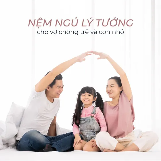 Nệm Khổ Lớn Lý Tưởng Cho Vợ Chồng Trẻ Và Con Nhỏ