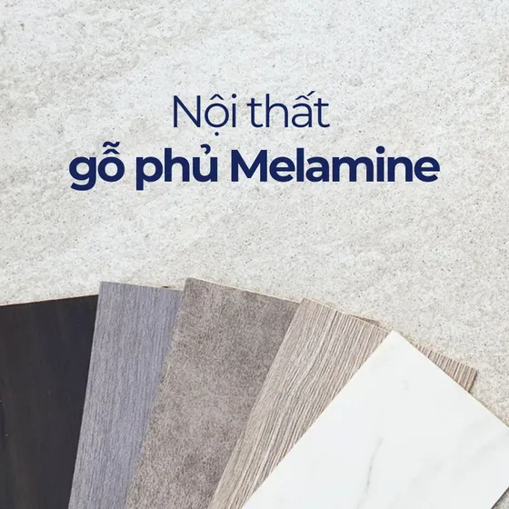 Melamine là gì? Ứng dụng gỗ phủ melamine trong nội thất