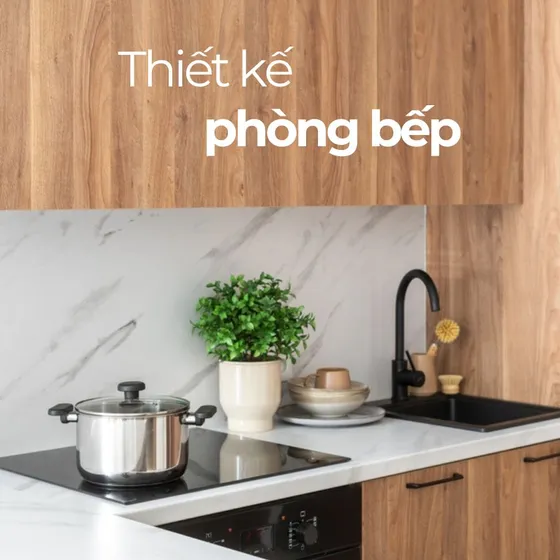 Gợi ý các mẫu thiết kế phòng bếp đẹp sang trọng đầy tinh tế