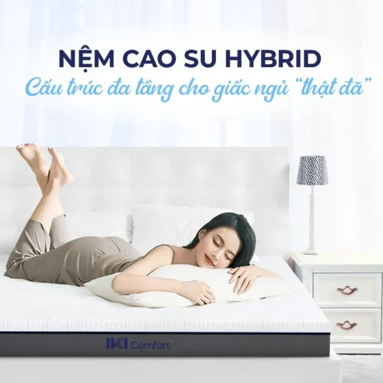 Nệm cao su hybrid LIÊN Á - Khác biệt từ trải nghiệm đầu tiên Nệm cao su hybrid LIÊN Á - Khác biệt từ trải nghiệm đầu tiên