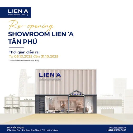 Khai trương showroom Tân Phú - Trao giấc ngủ an toàn, gửi hạnh phúc dài lâu