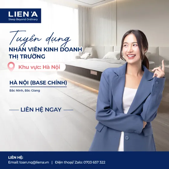 TUYỂN DỤNG NHÂN VIÊN KINH DOANH THỊ TRƯỜNG (KÊNH ĐẠI LÝ) - HÀ NỘI