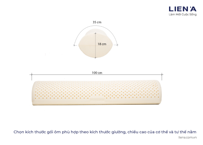 kích thước gối ôm