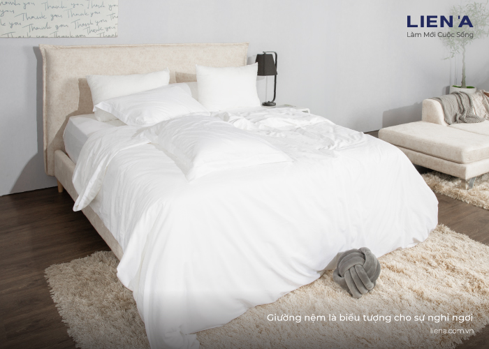 giường nệm là biểu tượng nghỉ ngơi