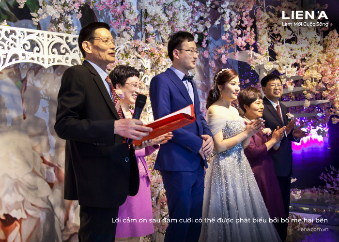 lời cảm ơn của gia đình 2 bên