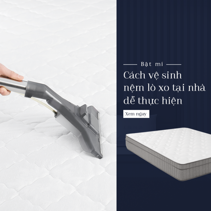 cách vệ sinh nệm lò xo