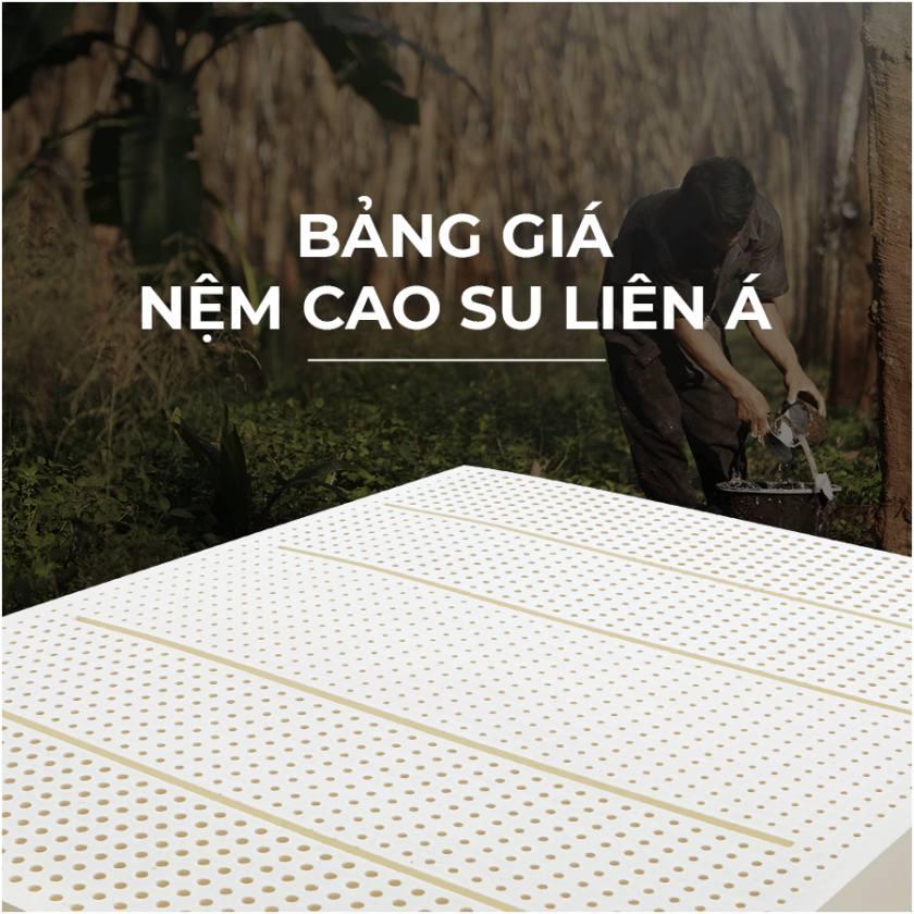 bảng giá nệm cao su