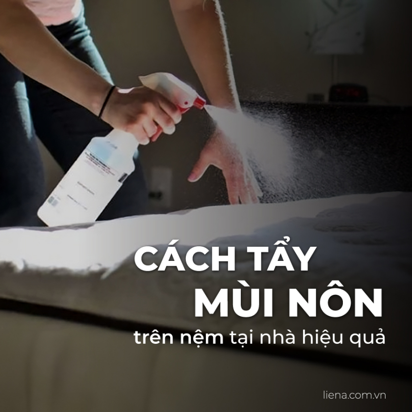  cách tẩy mùi nôn trên nệm