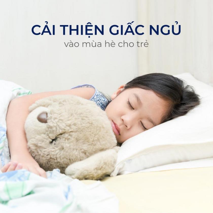 cải thiện giấc ngủ vào mùa hè cho trẻ