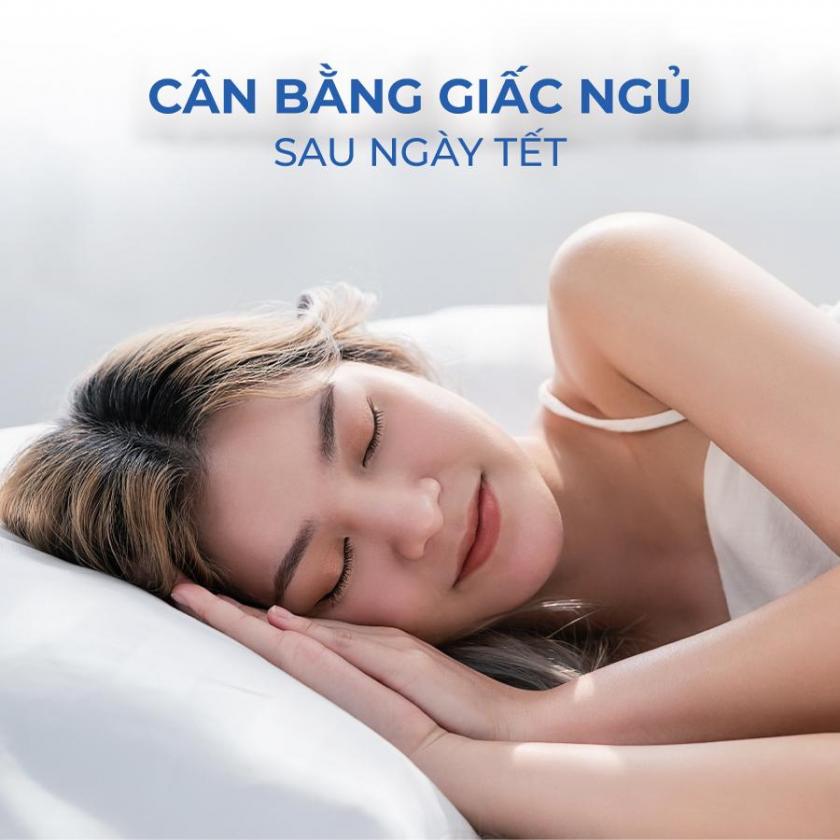 cân bằng giấc ngủ sau tết