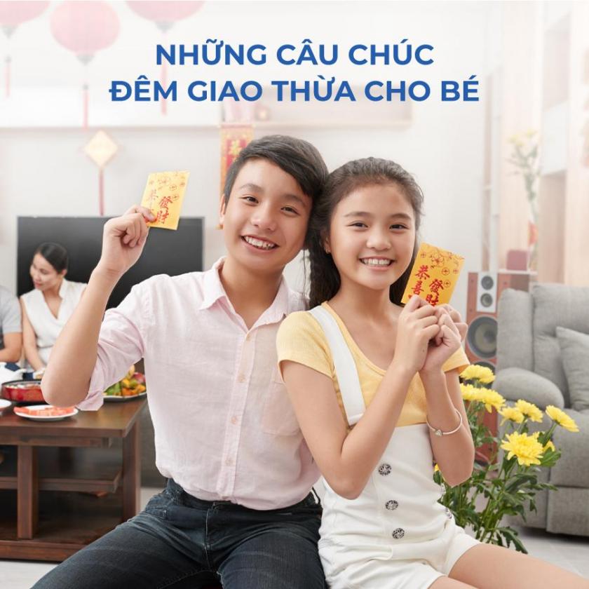 câu chúc đêm giao thừa cho bé