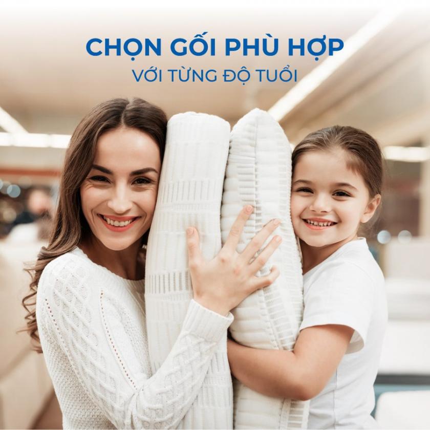 gối theo độ tuổi