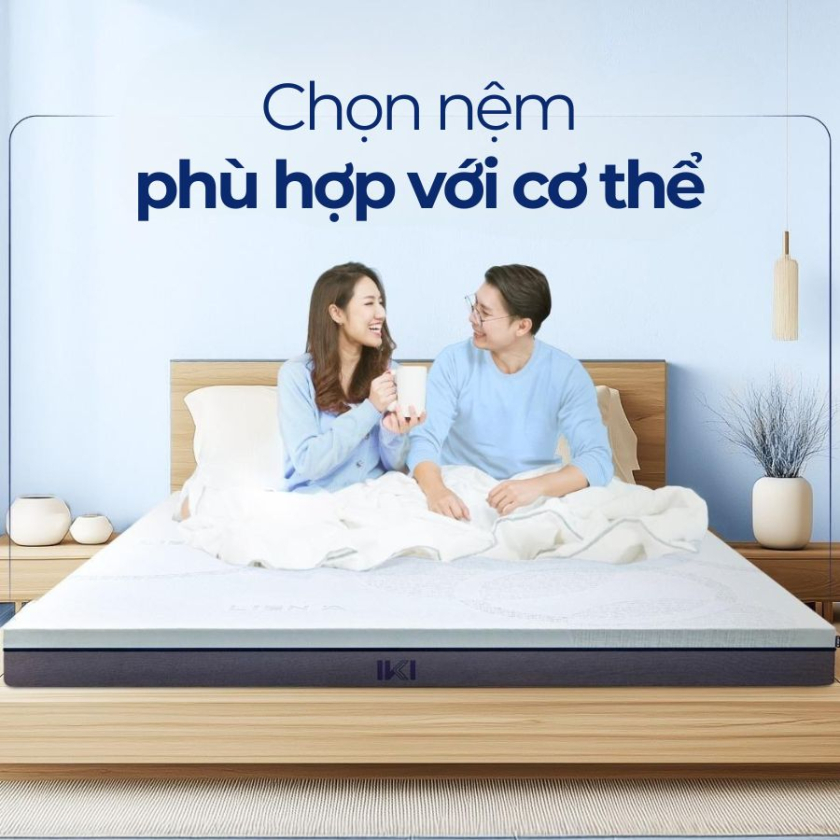 nệm phù hợp với cơ thể