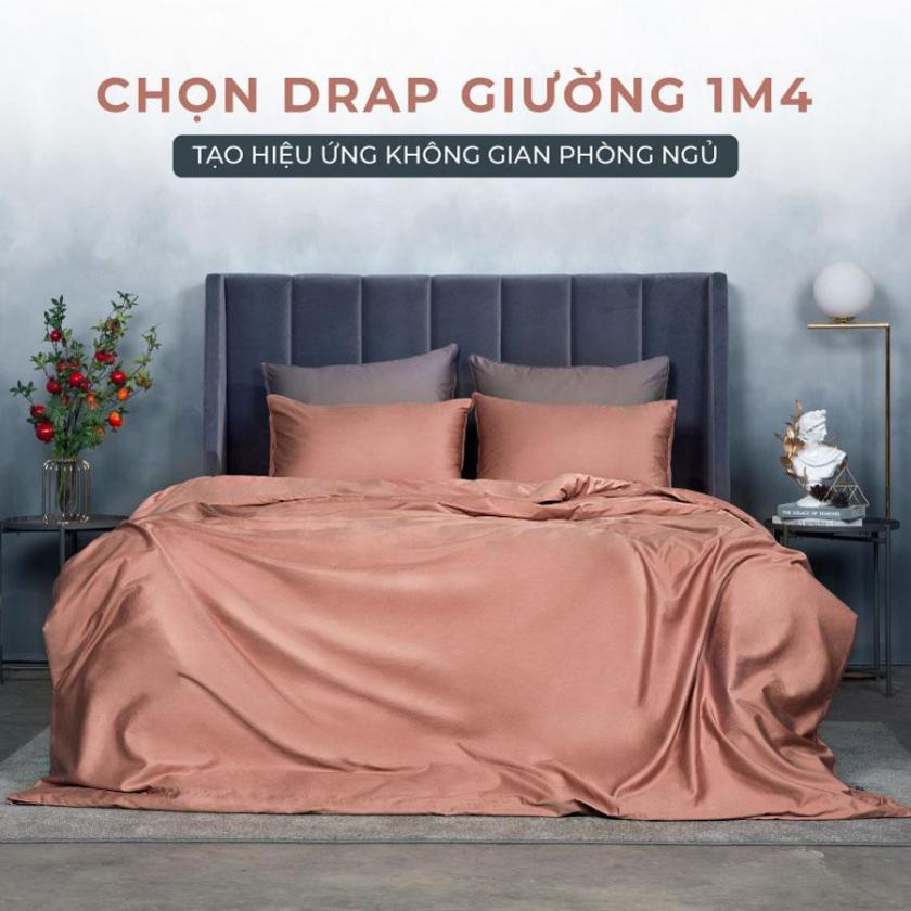 drap giường 1m4