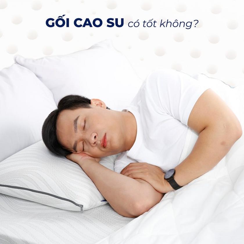 gối cao su có tốt không