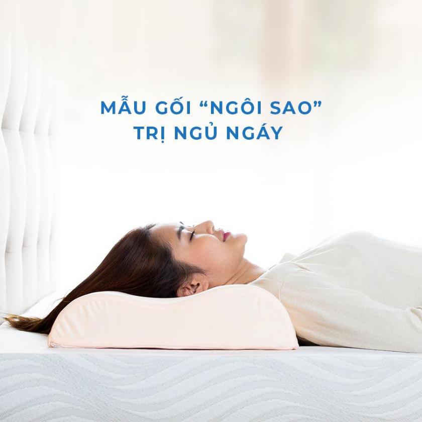 gối cao su trị ngủ ngáy