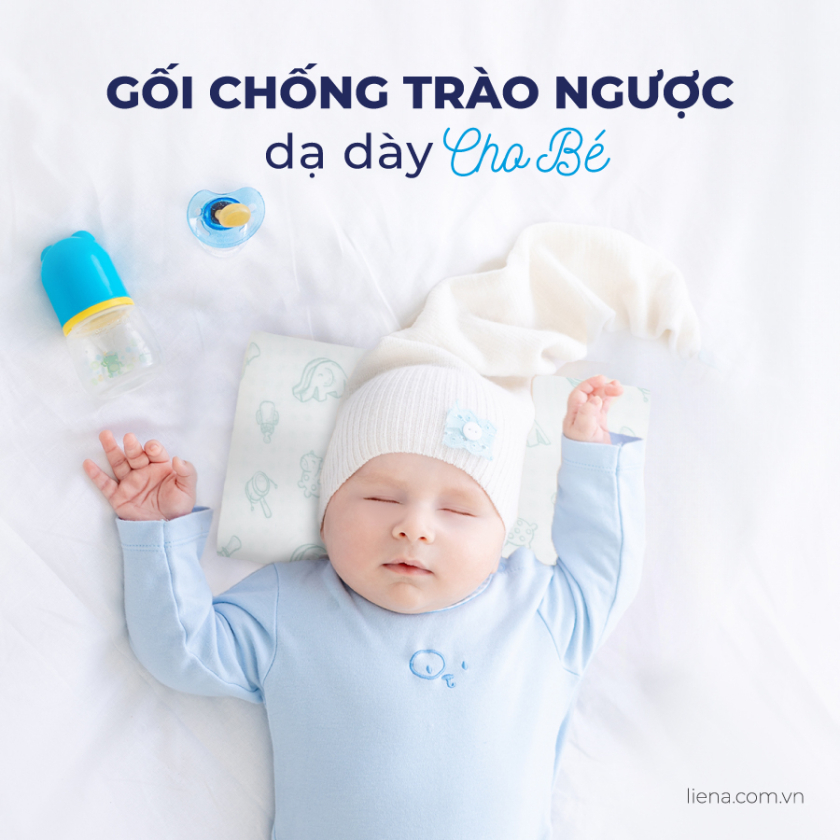 gối chống trào ngược dạ dày cho bé