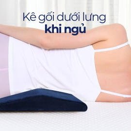 co nen ke goi duoi lung khi ngu