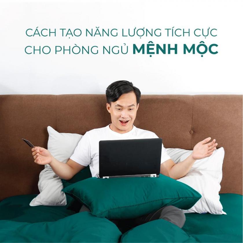 kê giường ngủ cho người mệnh mộc