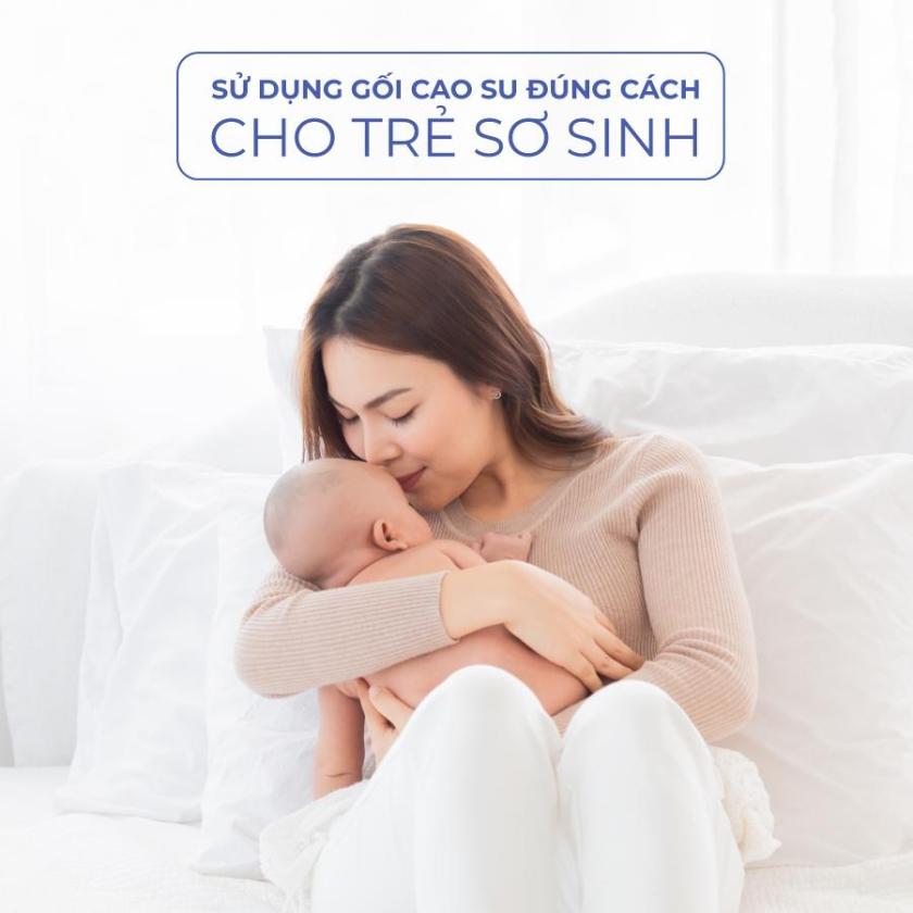 kê gối đúng cách cho trẻ