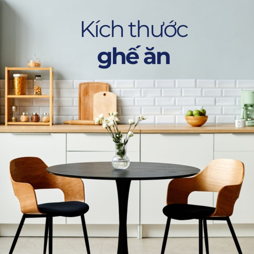 kích thước ghế ăn