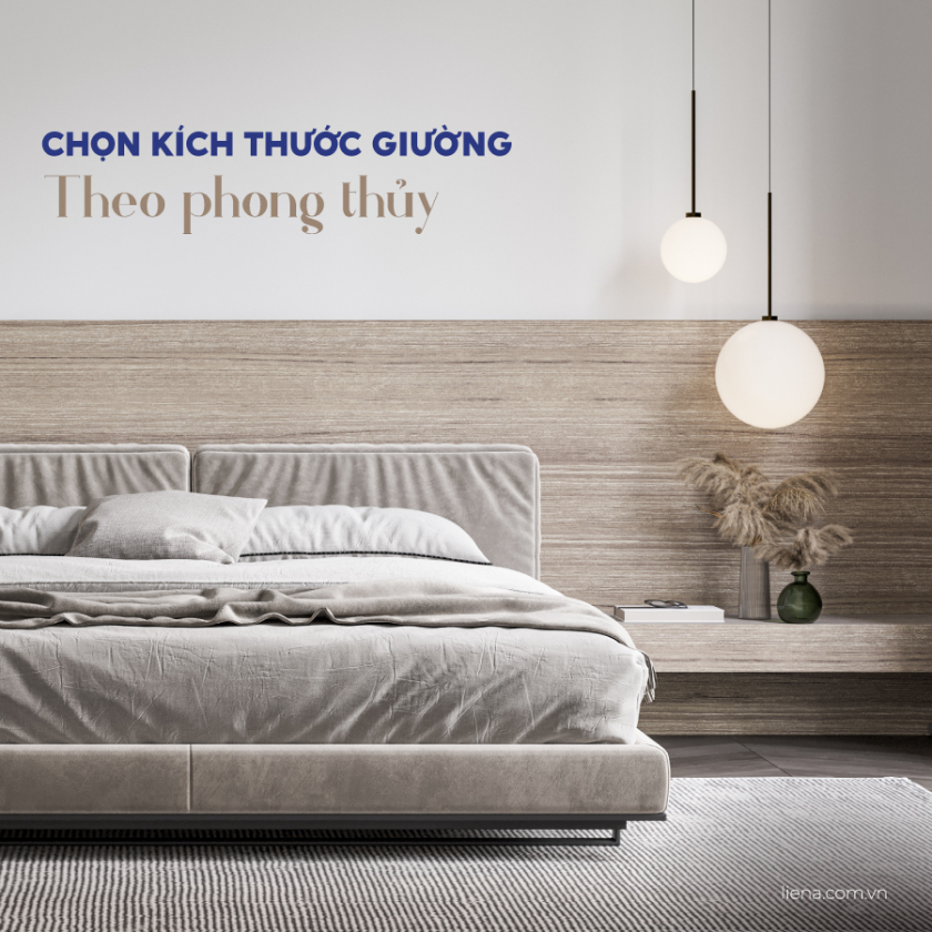 kích thước giường ngủ theo phong thủy