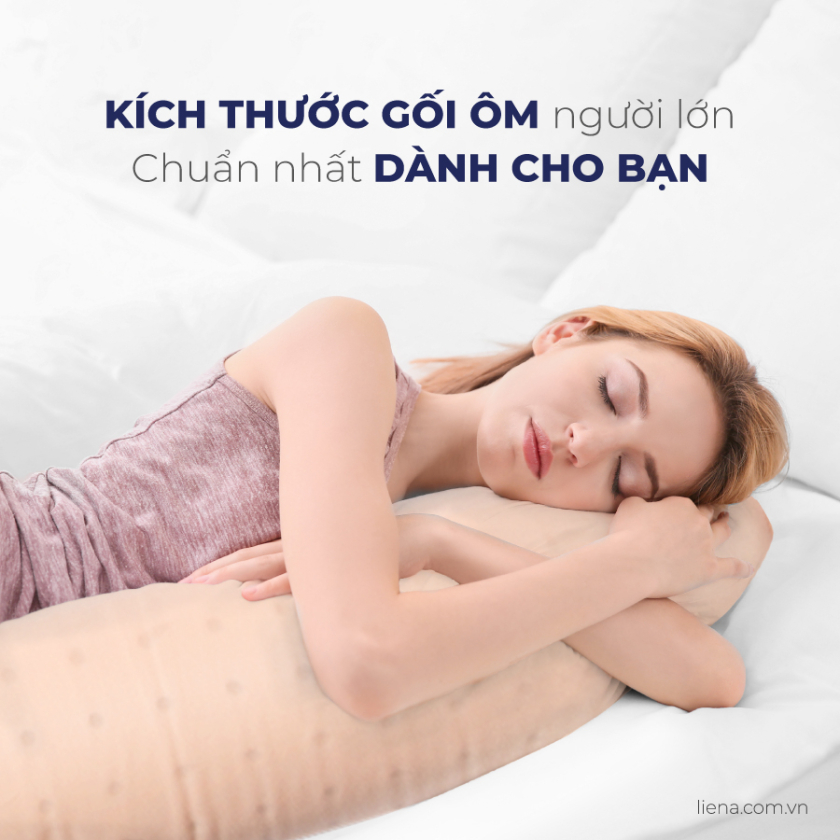 kích thước gối ôm người lớn