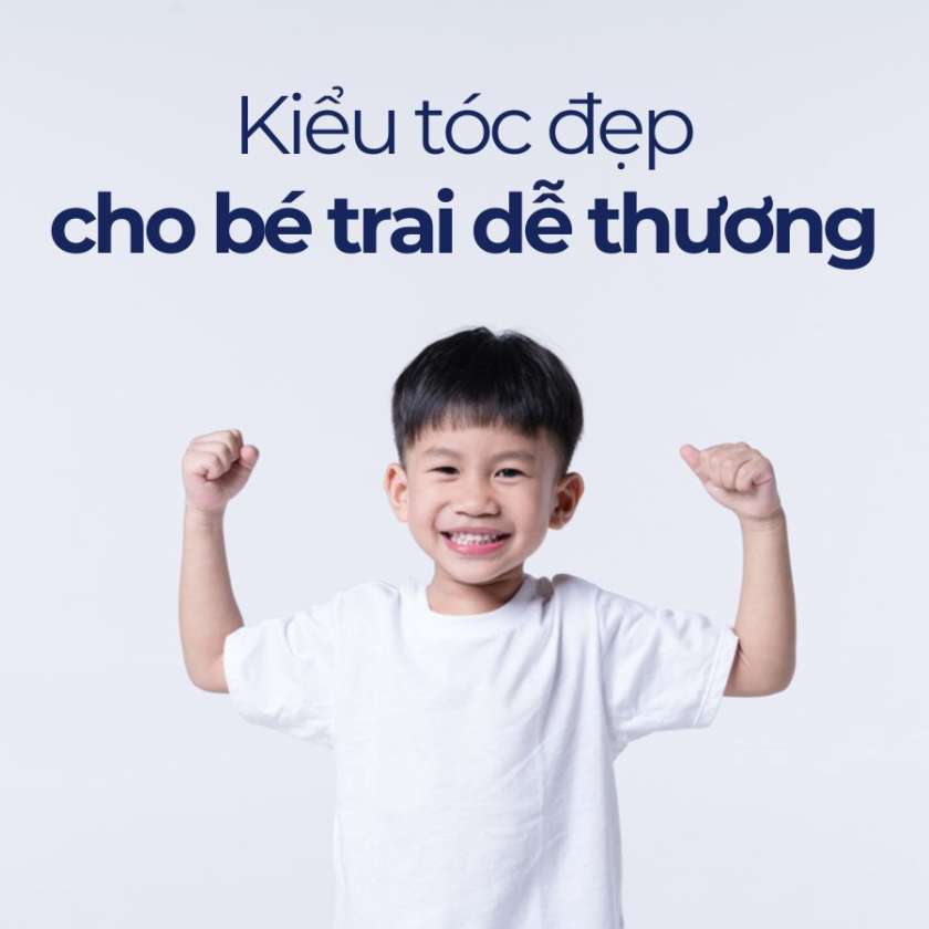kiểu tóc cho bé trai
