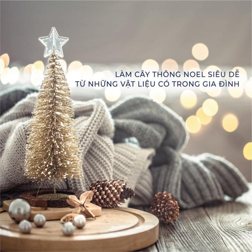 trang trí cây thông noel