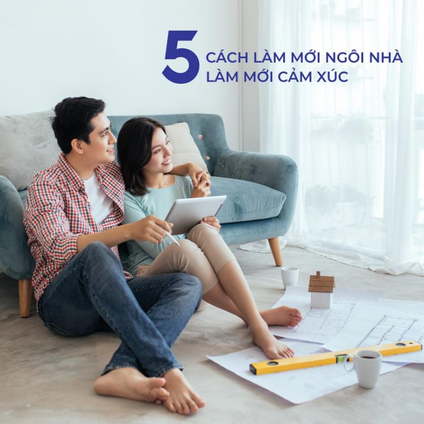 làm mới ngôi nhà