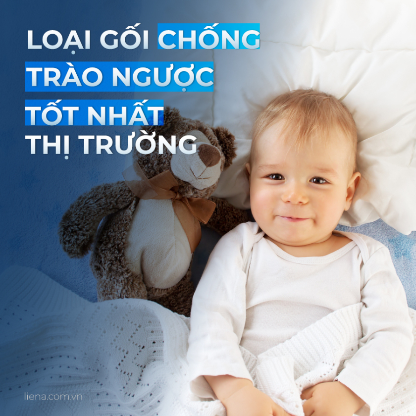 gối chống trào ngược cho bé 
