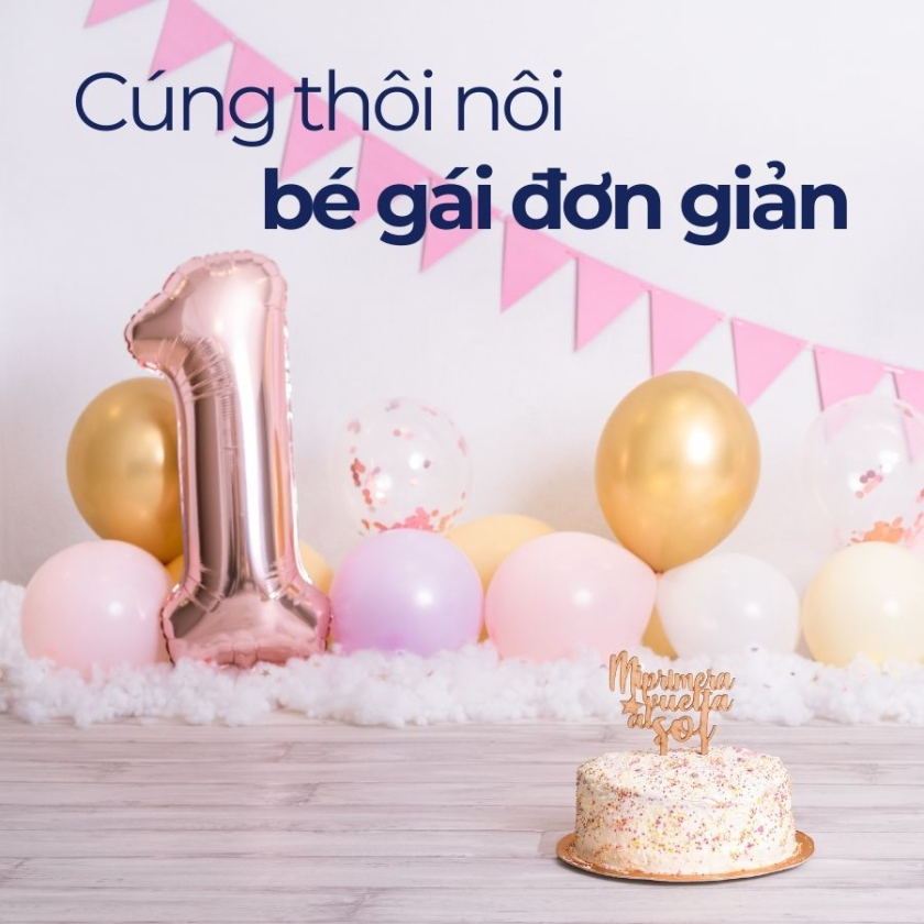 cúng thôi nôi bé gái