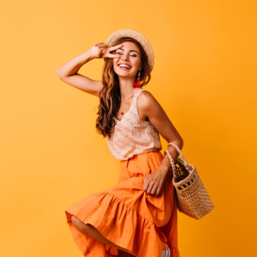 màu cam phối với màu gì