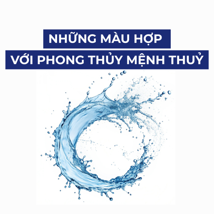 mệnh thủy hợp màu gì