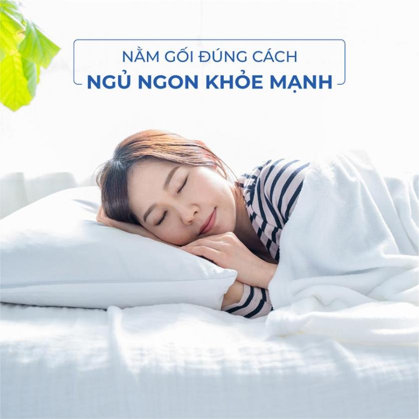 nằm gối đúng cách