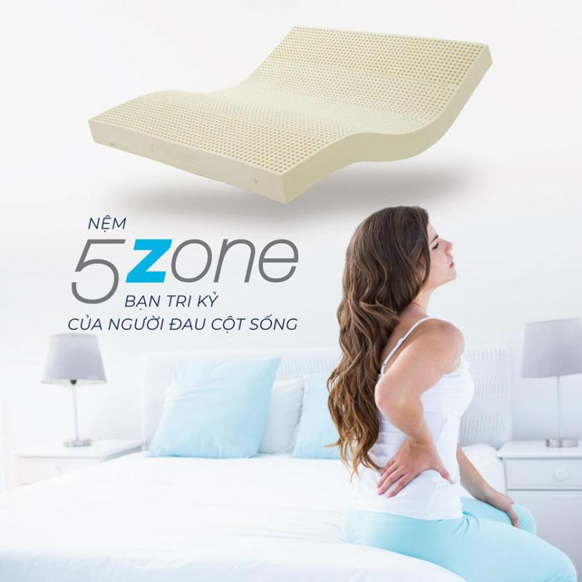 nệm 5zone cho người đau cột sống