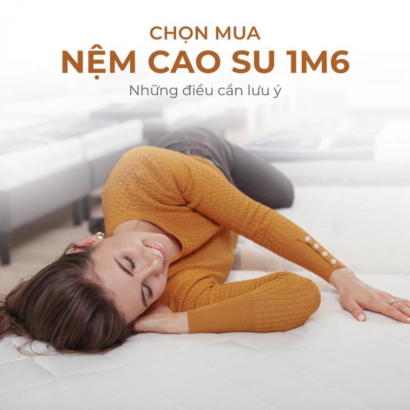 nệm cao su 1m6