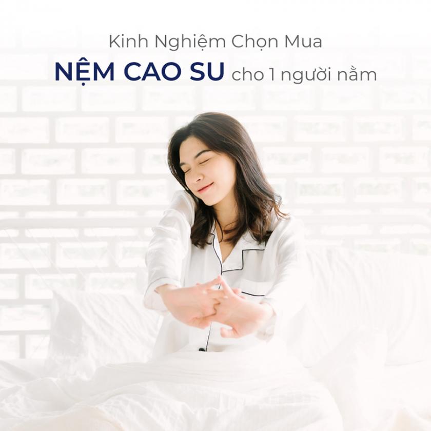 nệm cao su cho 1 người nằm