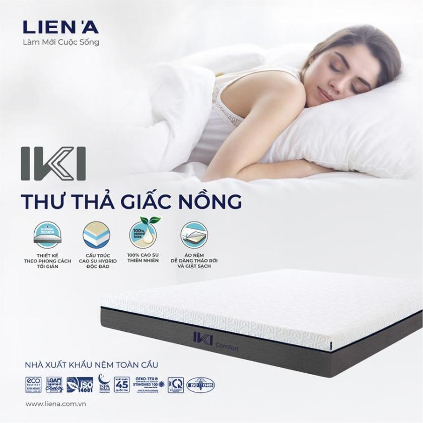 Giải Mã Sức Hút Của Nệm Cao Su Hybrid Iki Premium Từ Liên Á